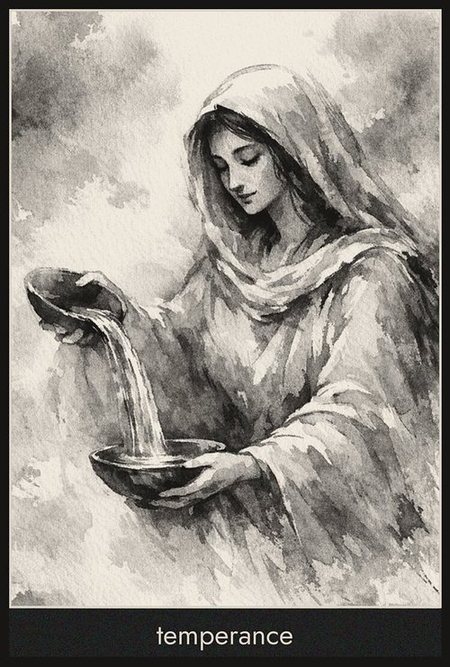 A card from the Ink Wash deck