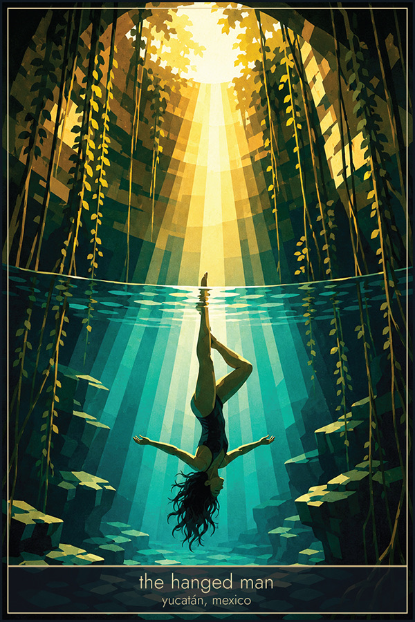 A card from the Latitude Tarot deck