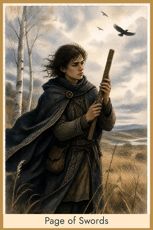 A card from the Saga Tarot deck